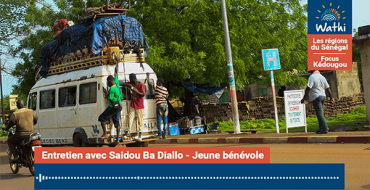 Saidou Ba Diallo, Jeune bénévole : « Ici, il y a plus de 50% des jeunes qui n’ont pas de travail »