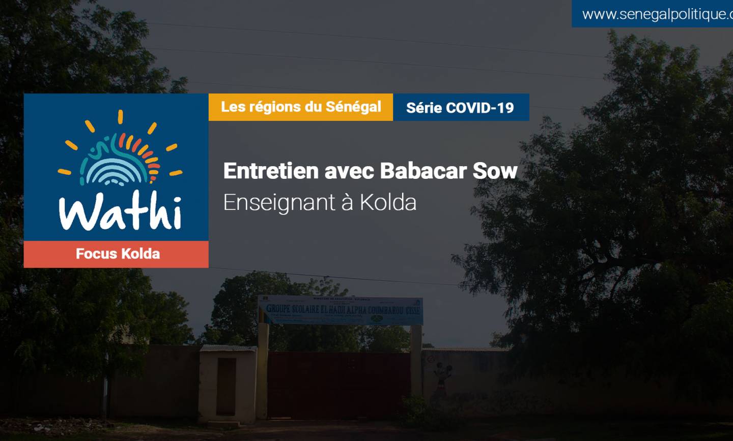 Babacar Sow, Enseignant: « Il faut décréter une année blanche. Il y va de l’intérêt de l’école sénégalaise. »