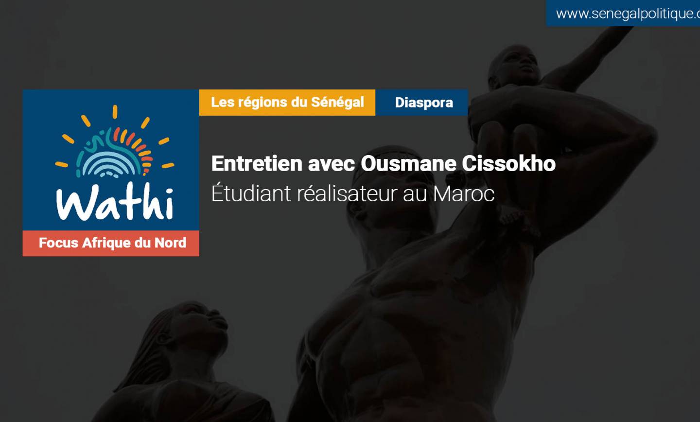 Ousmane Cissokho, Étudiant réalisateur au Maroc: « Ici, le milieu de l’enseignement supérieur est stable et il n’y a pas beaucoup de grèves »